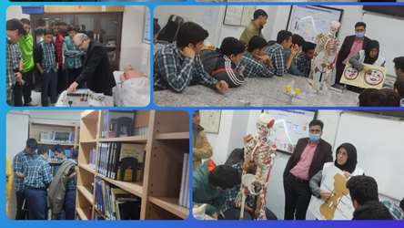 اردوی علمی دانش‌آموزان مقطع متوسطه شاهد در پردیس دانشگاه علوم پزشکی جهرم
